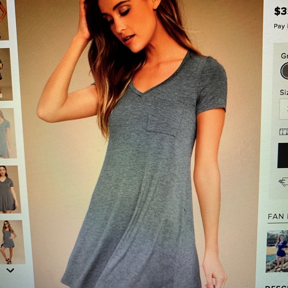 Lulus Dresses & Skirts - Lulus Better Together Grey Shirt Dress